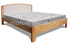 Деревянная кровать «Бали Lux Мягкая» из натурального массива